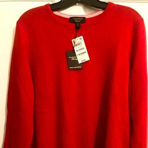 100% Cashmere Charter Club Ladies Sweater